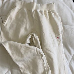Champion joggers / yellow cream color